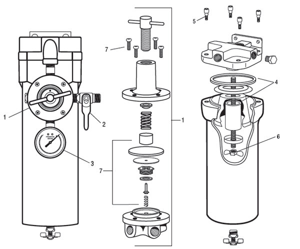 FinishLine® Air Control Unit Parts View