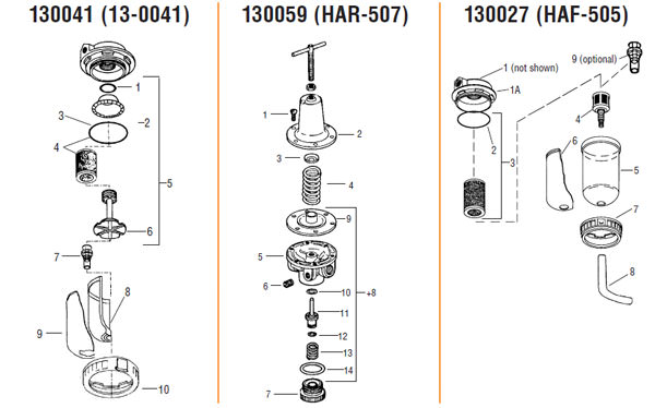 A Break Out View of CleanAir Line Filter Products